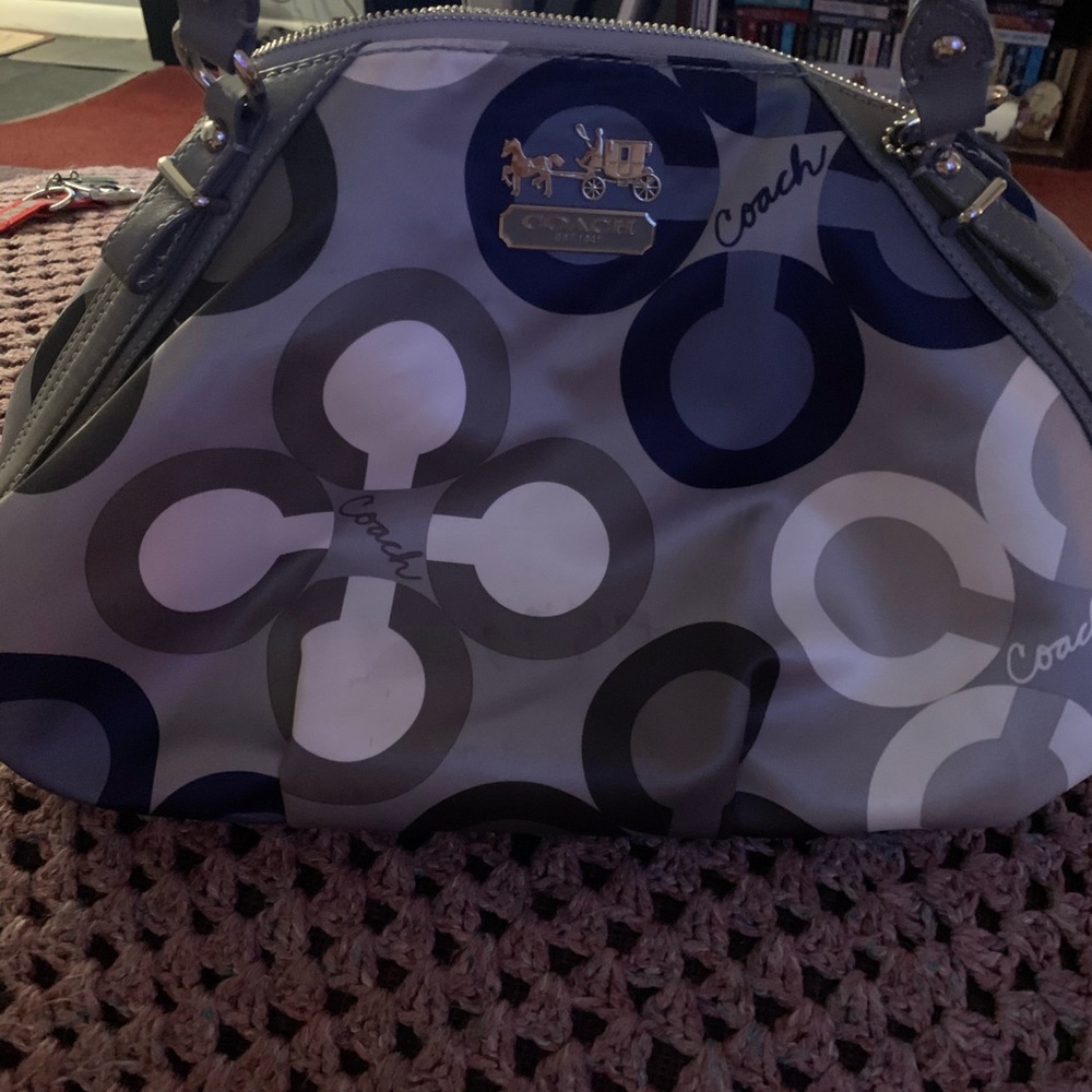 Coach bag with matching wallet